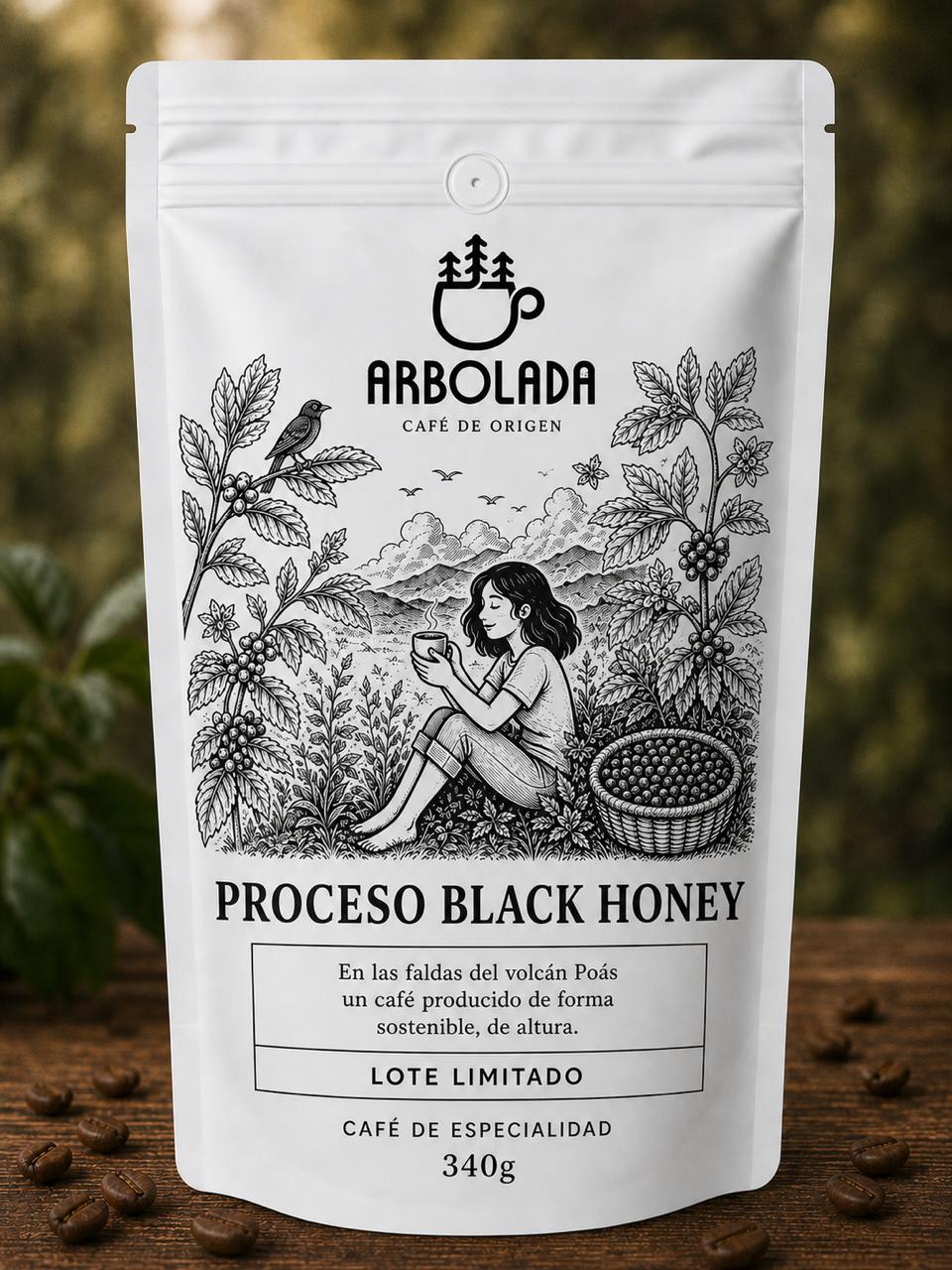 Bolsa de Black Honey de Café Arbolada